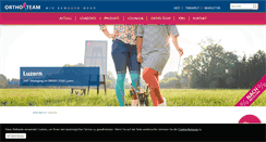 Desktop Screenshot of muenger-orthopaedie.ch